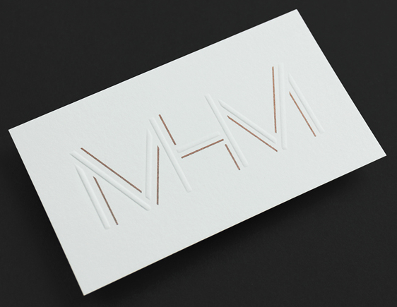 blind embossed cards