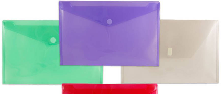plastic envelopes
